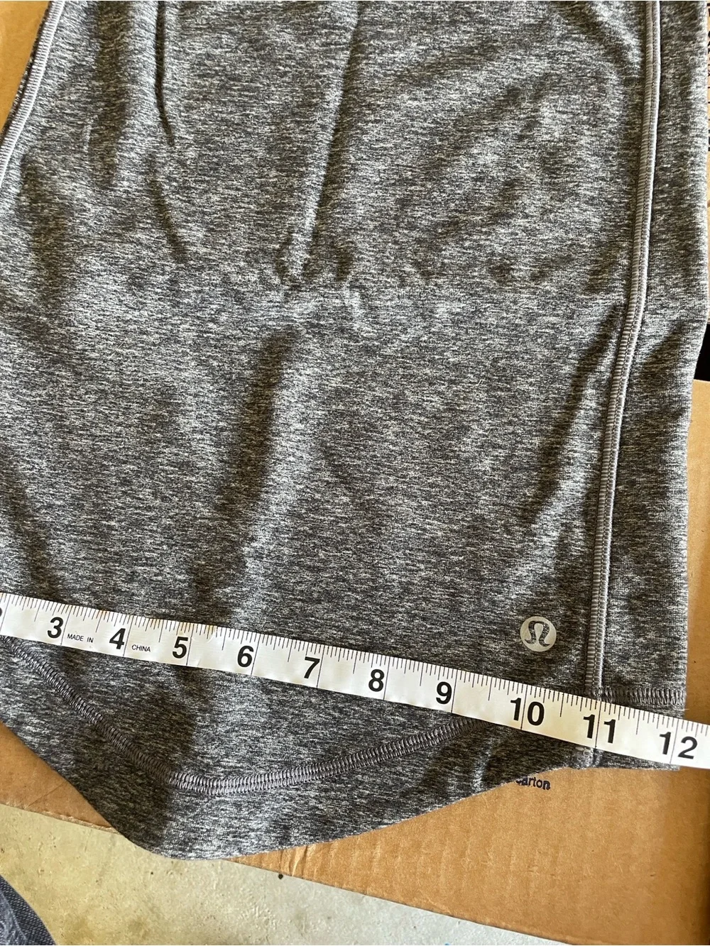 lululemon athletica Heather Gray Face Warmer O/S adjustable unisex Like New